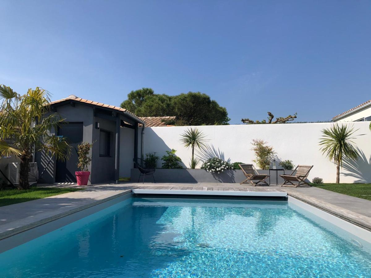 Maison M, Chambre Privee Acces Jardin Piscine Et Jacuzzi Pres De La Rochelle La Rochelle  Ngoại thất bức ảnh